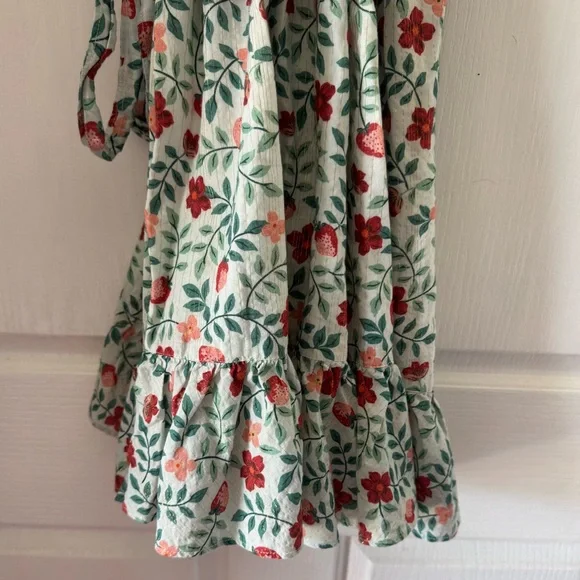 DRAPER JAMES “Reba” Wrap Mini Dress in Strawberry Fields Floral - Picture 9 of 11